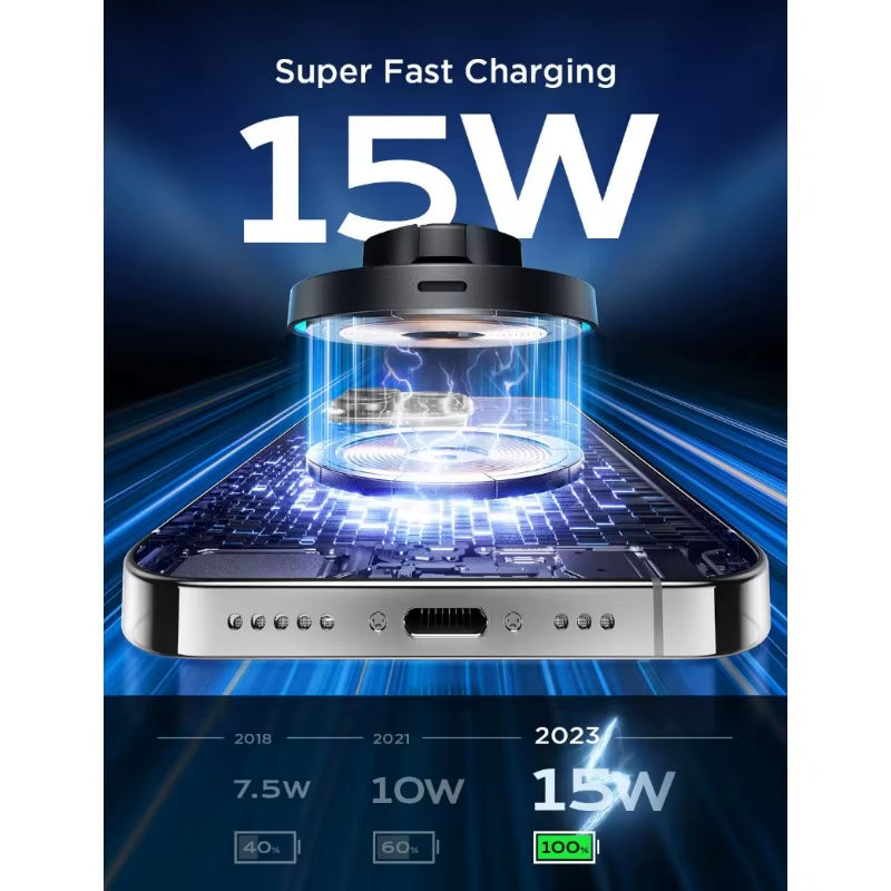 for Magsafe Car Mount Charger Wireless Car Charger Hands Free 15W Magnetic Car Phone Charger for Iphone Vent Phone Mount
