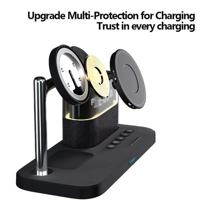 Magnetic Wireless Charging Stand for Iphone 15/14/13/12, Iwatch Ultra/8/7/6/5, Airpods 3/2/Pro, Samsung