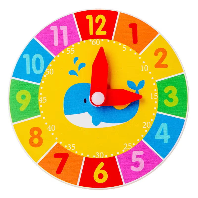 Montessori Children'S Clock Toys Cognitive Digital Time Fun Learning Games Clocks Early Learning Educational Toys for Children