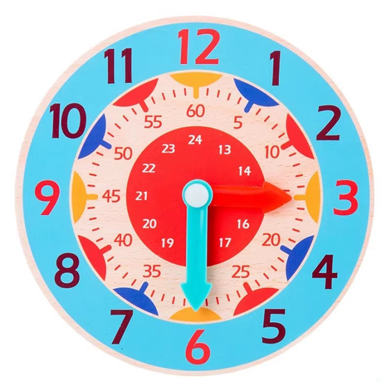 Montessori Children'S Clock Toys Cognitive Digital Time Fun Learning Games Clocks Early Learning Educational Toys for Children