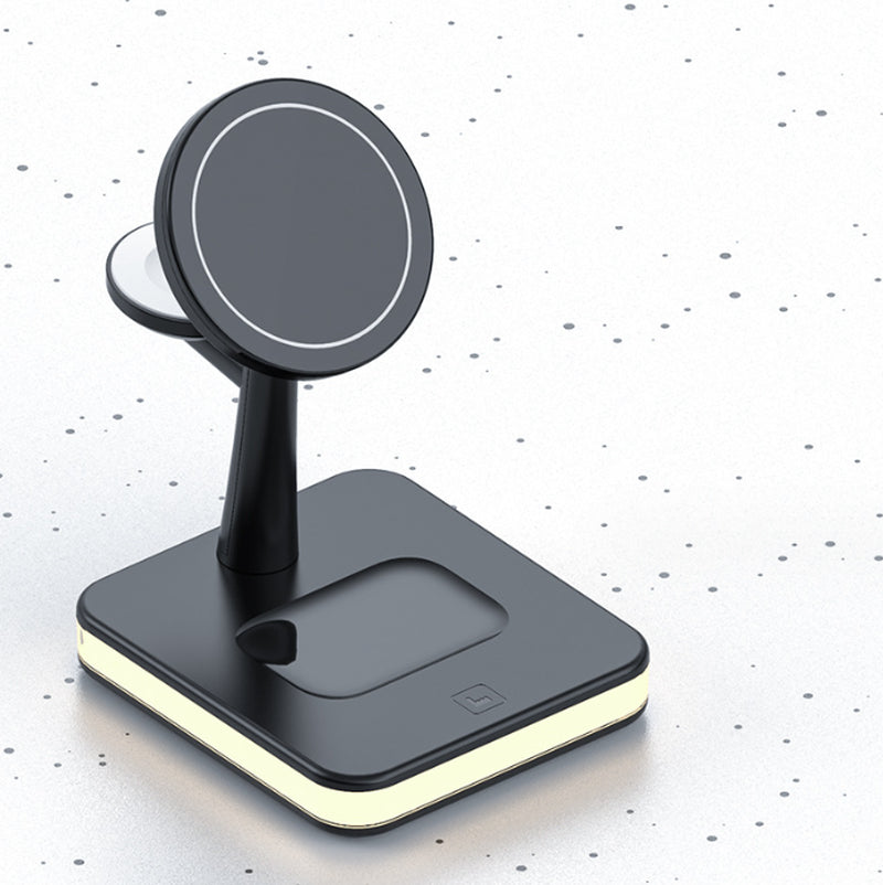 4 in 1 Magnetic Wireless Charger Stand Fast Charging Dock Station