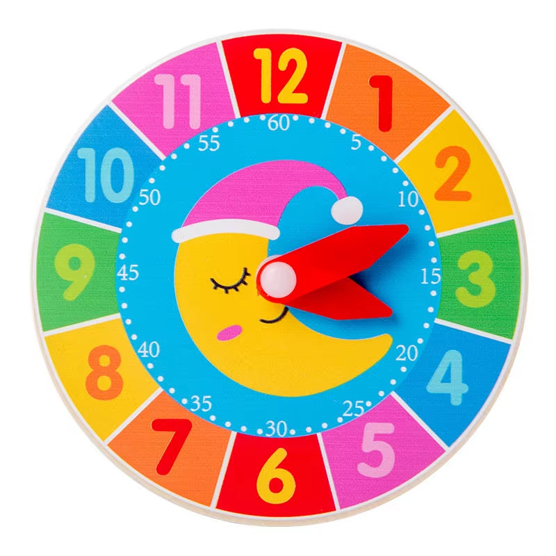 Montessori Children'S Clock Toys Cognitive Digital Time Fun Learning Games Clocks Early Learning Educational Toys for Children