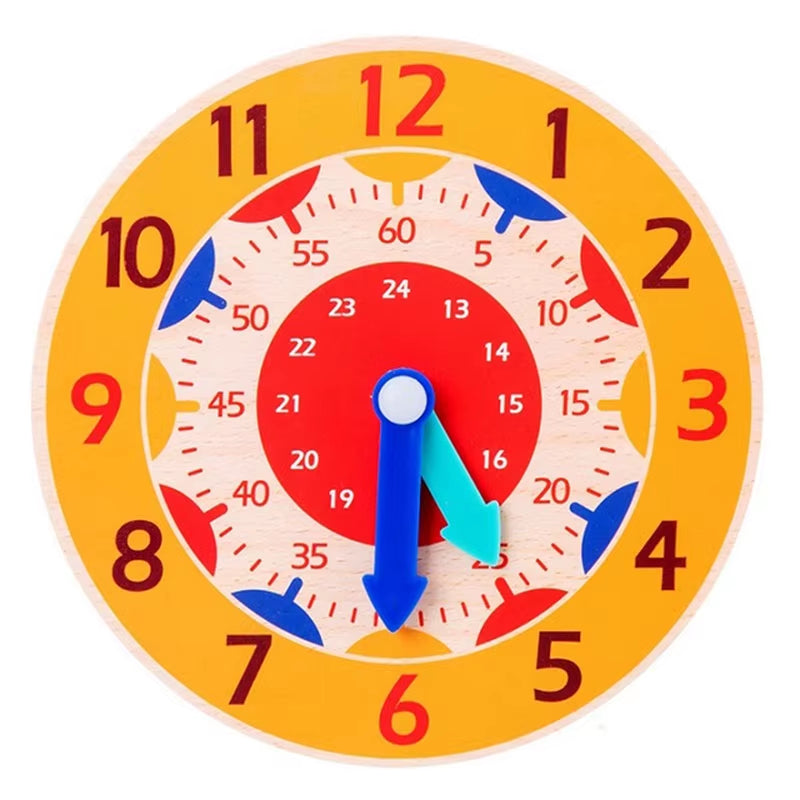 Montessori Children'S Clock Toys Cognitive Digital Time Fun Learning Games Clocks Early Learning Educational Toys for Children