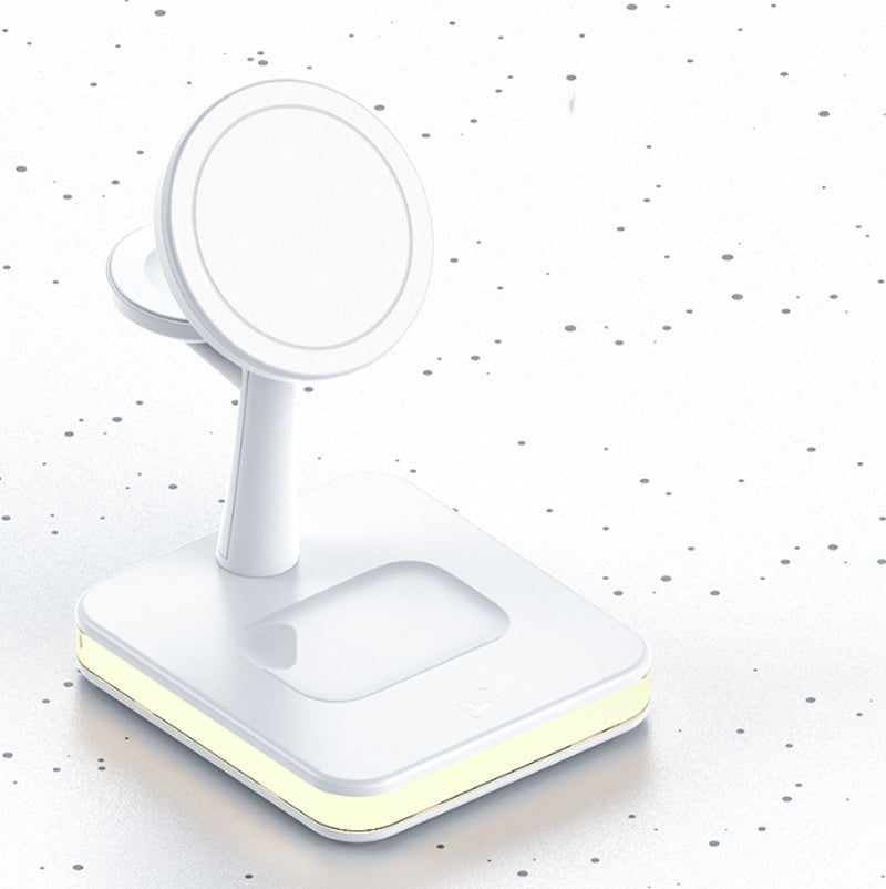 4 in 1 Magnetic Wireless Charger Stand Fast Charging Dock Station