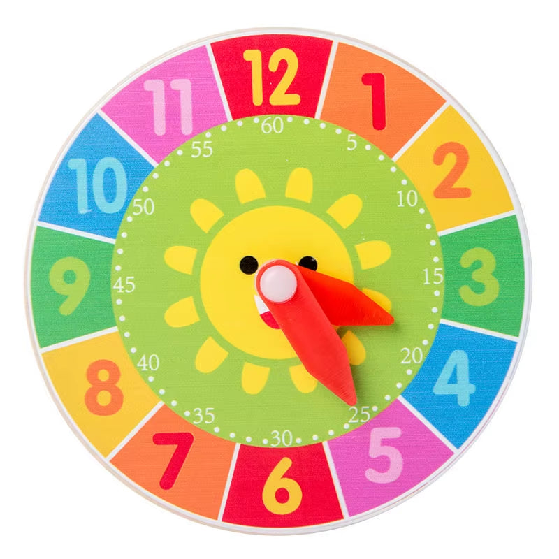 Montessori Children'S Clock Toys Cognitive Digital Time Fun Learning Games Clocks Early Learning Educational Toys for Children