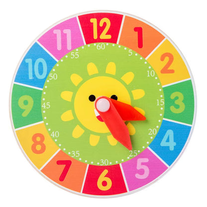 Montessori Children'S Clock Toys Cognitive Digital Time Fun Learning Games Clocks Early Learning Educational Toys for Children