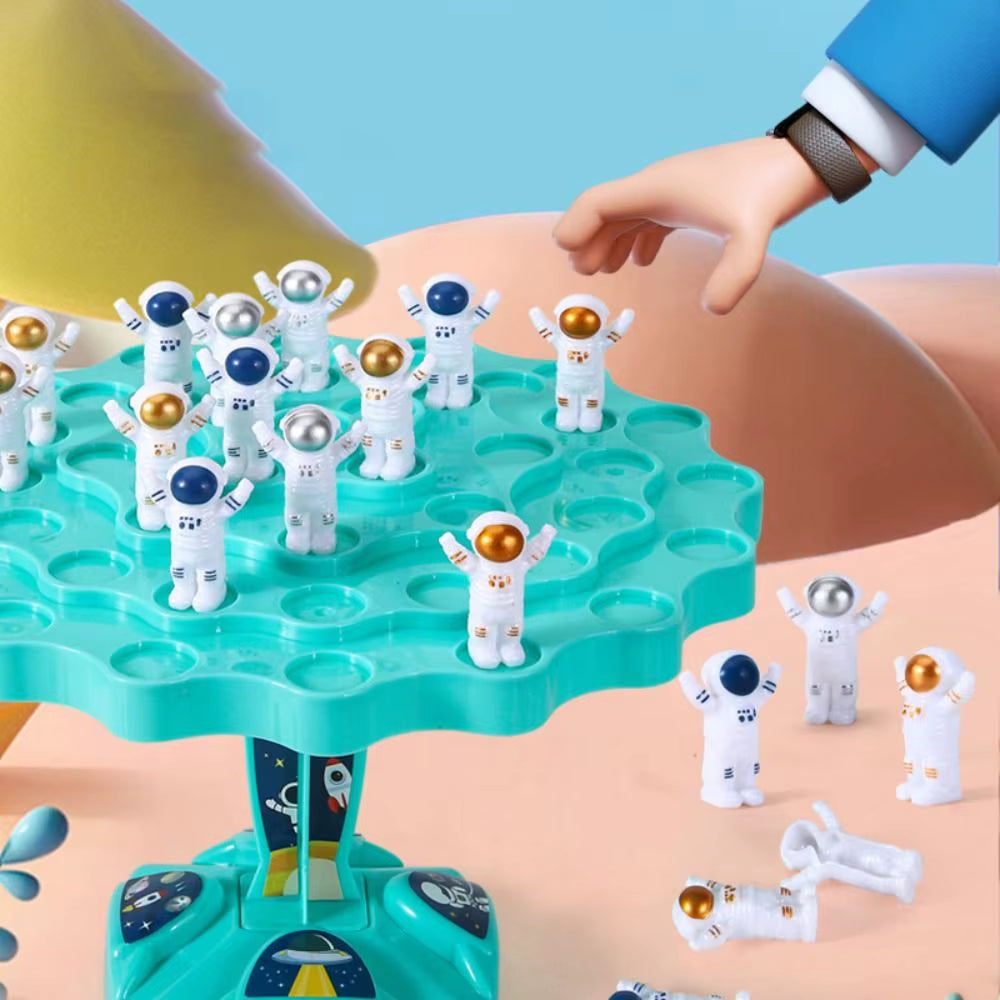 Fun Astronaut Frog Balancing Toy Balance Tree Puzzle Toy Balancing Board Parent-Child Interaction Table Games