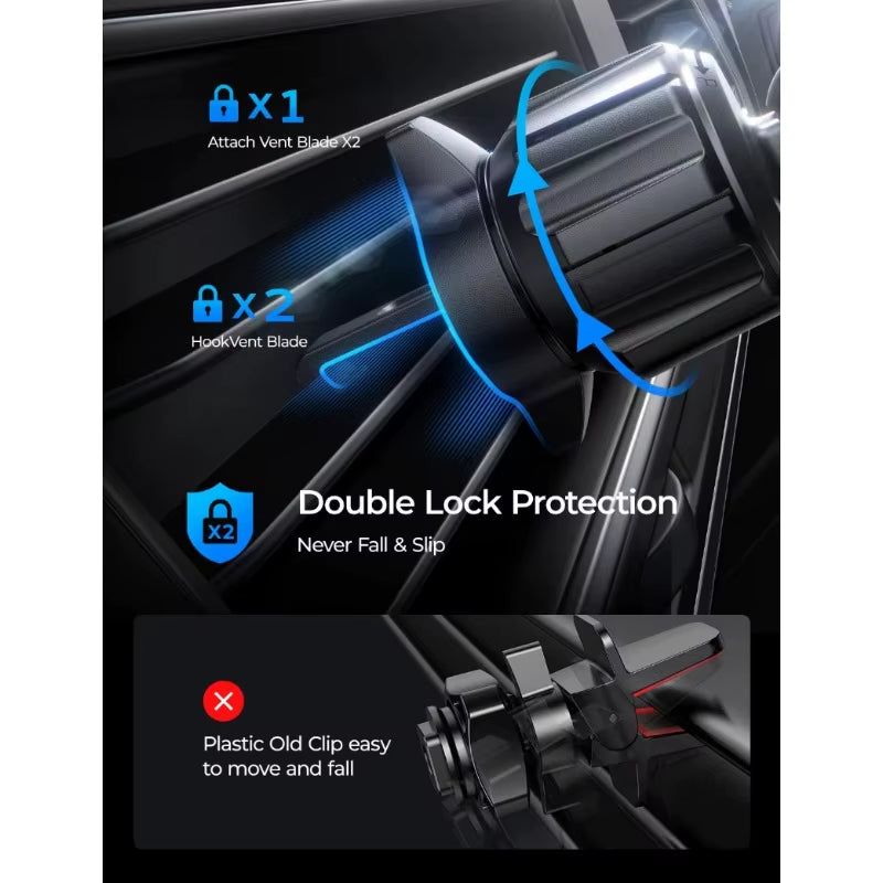 for Magsafe Car Mount Charger Wireless Car Charger Hands Free 15W Magnetic Car Phone Charger for Iphone Vent Phone Mount