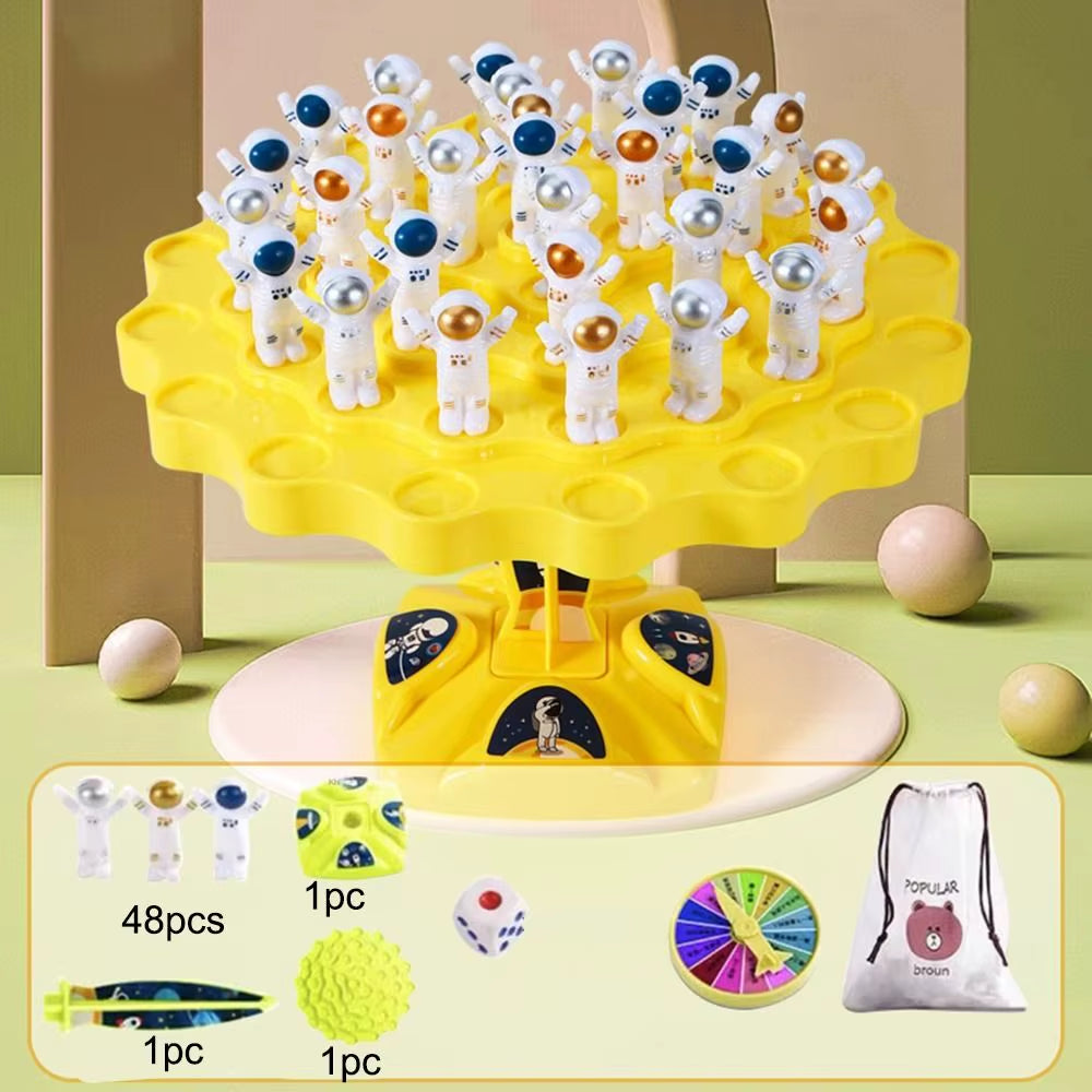 Fun Astronaut Frog Balancing Toy Balance Tree Puzzle Toy Balancing Board Parent-Child Interaction Table Games