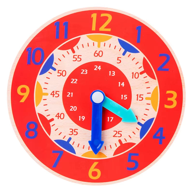 Montessori Children'S Clock Toys Cognitive Digital Time Fun Learning Games Clocks Early Learning Educational Toys for Children