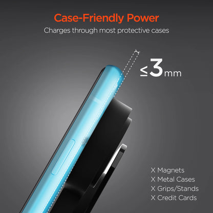 Hypergear 3-In-1 Wireless Charging Dock Black (15328-HYP)