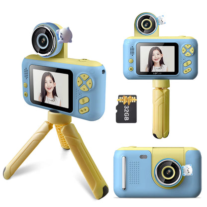 Kids Digital Camera Mini Video Camera for Kids 1080P 40MP with Mini Tripod Birthday Christmas Gift for Boys Girls Kids