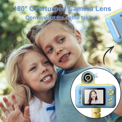 Kids Digital Camera Mini Video Camera for Kids 1080P 40MP with Mini Tripod Birthday Christmas Gift for Boys Girls Kids