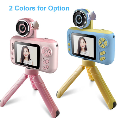 Kids Digital Camera Mini Video Camera for Kids 1080P 40MP with Mini Tripod Birthday Christmas Gift for Boys Girls Kids