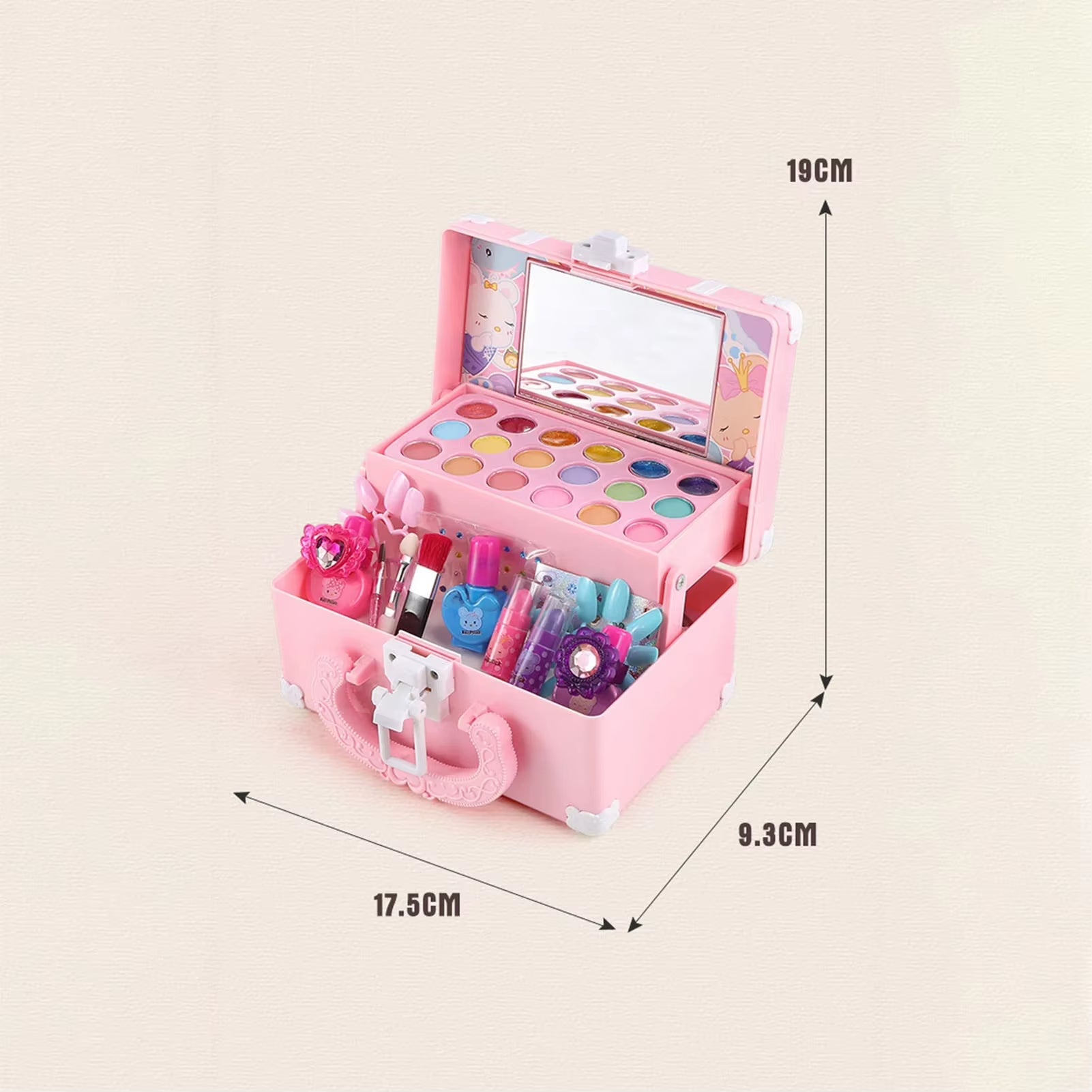 Kids Makeup Kit Girls Real Makeup Kit Safe Non Toxic Princess Play Makeup Set Pretend Play Make up Children Toys Gifts